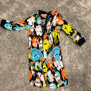 Toddler footy pajamas